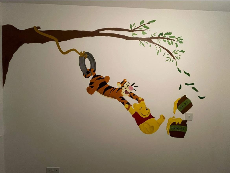 Winnie The Pooh Mural Magic